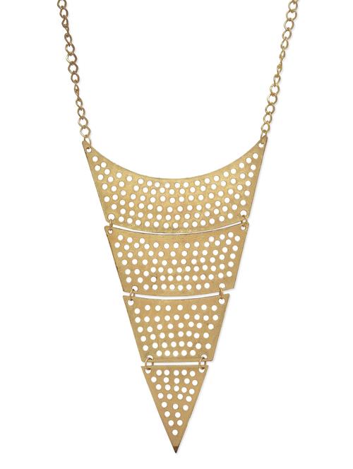 antique gold textured neckpiece - 1329196 - Very Small Image - 1