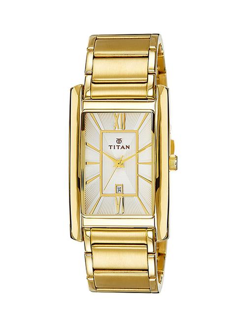 titan regalia analog white dial men's watch - 9280ym01 - 13292211 - Very Small Image - 1