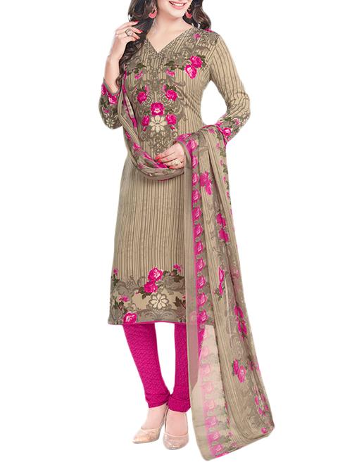 printed unstitched salwar suit - 13293585 - Very Small Image - 1