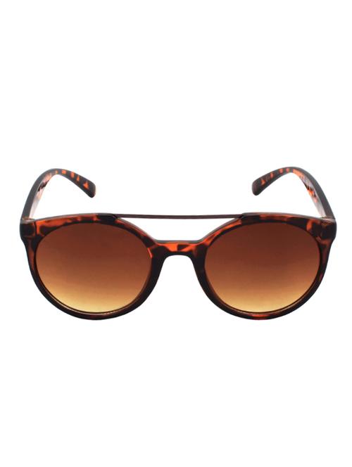 yoloclan brown oval unisex sunglasses - 13302271 - Very Small Image - 1