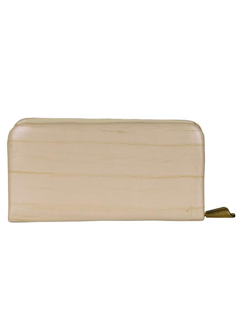 cream leatherette clutch - 13308805 - Very Small Image - 1