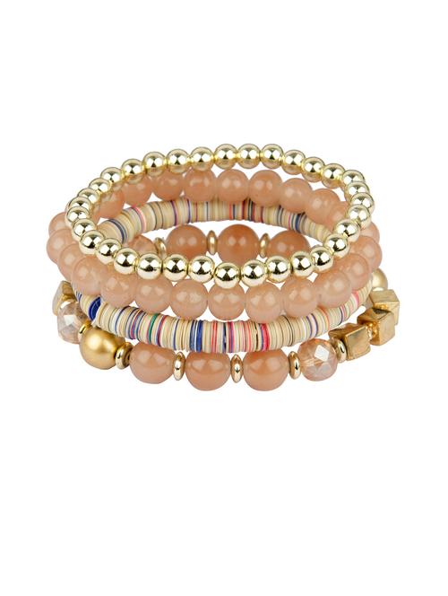 Brown beads embellished bracelet - 13311923 - Very Small Image - 1