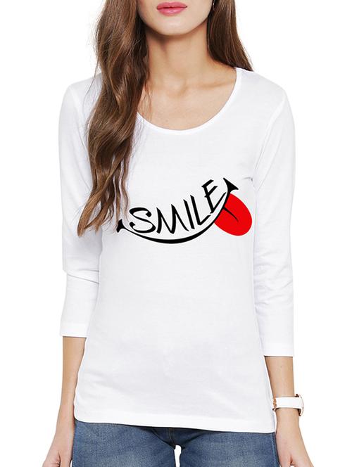 white cotton regular tshirt - 13312104 - Very Small Image - 1