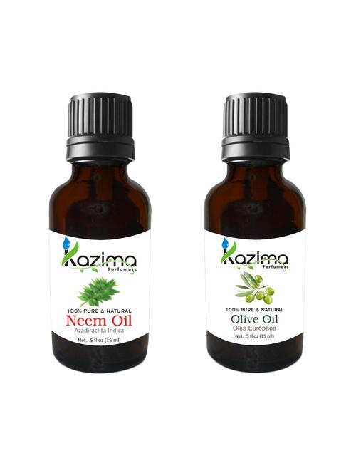kazima neem oil and olive oil ( combo of 2) - 13313082 - Very Small Image - 1