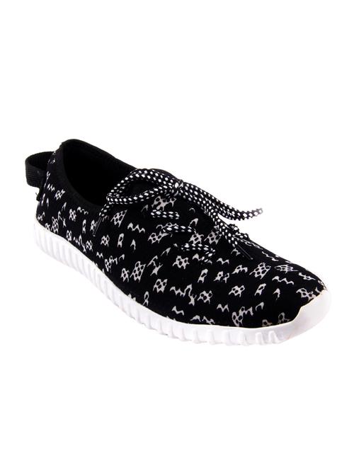black fabric sport shoes - 13315697 - Very Small Image - 1