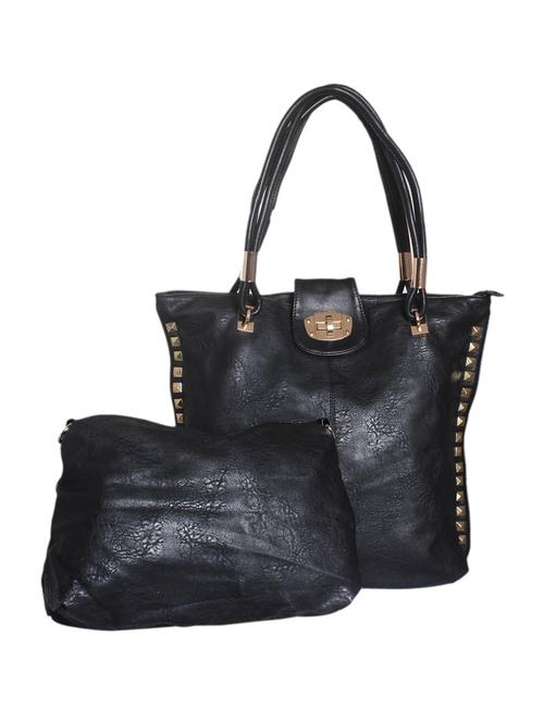 black leatherette handbag - 1332284 - Very Small Image - 1