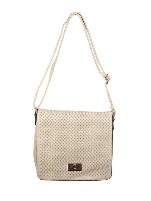 beige leatherette sling bag - 1332315 - Very Small Image - 1