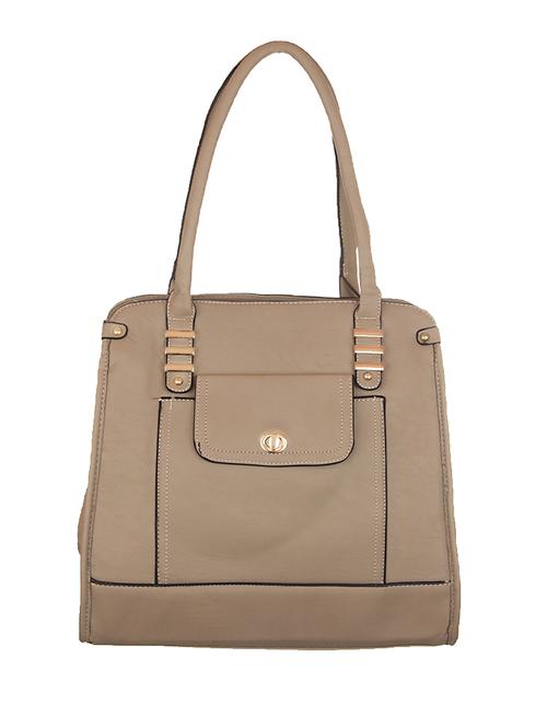 grey leatherette handbag - 1332322 - Very Small Image - 1