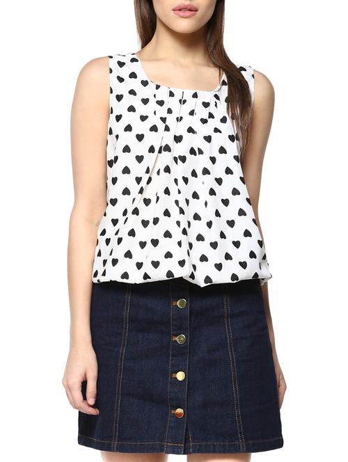 women's straight square neck top - 13323565 - Very Small Image - 1