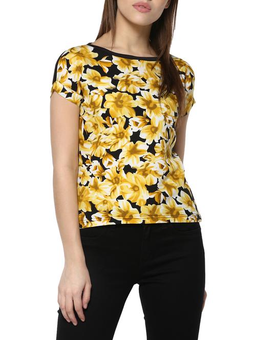 women's straight boat neck top - 13323572 - Very Small Image - 1