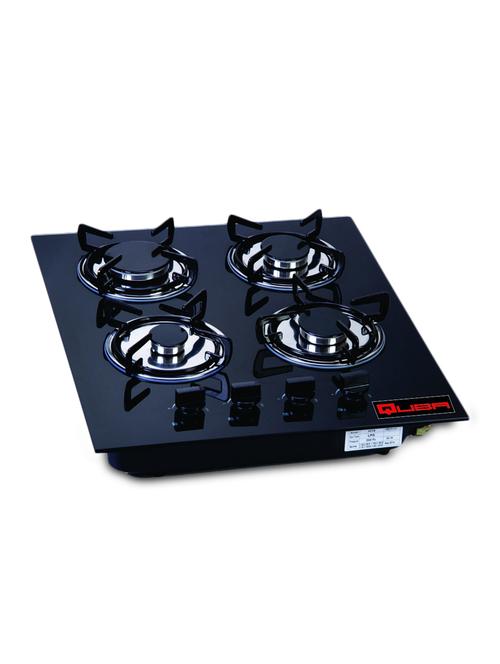 black stainless steel 4 burner gas stove - 1332780 - Very Small Image - 1