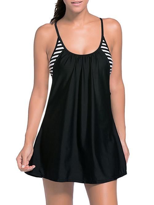 solid black functional swimsuit - 13327956 - Very Small Image - 1