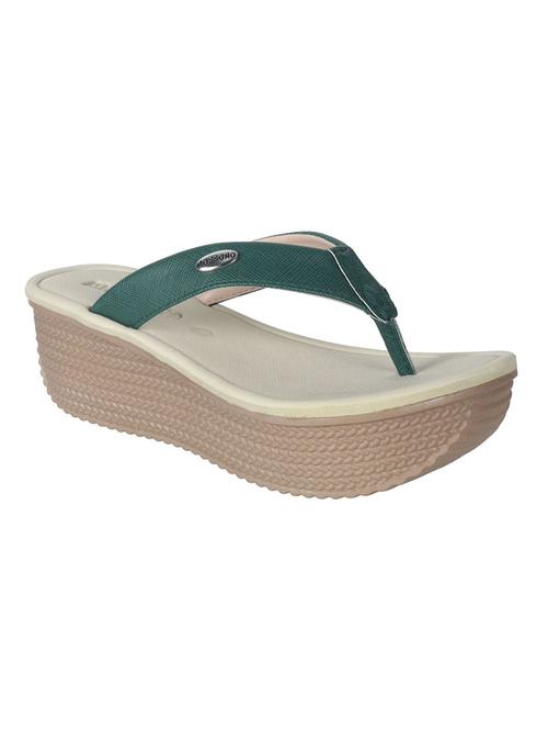 green suede toe separator sandals - 13330083 - Very Small Image - 1