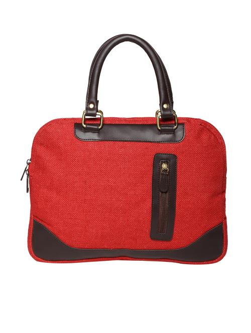 red jute laptop bag - 13330834 - Very Small Image - 1