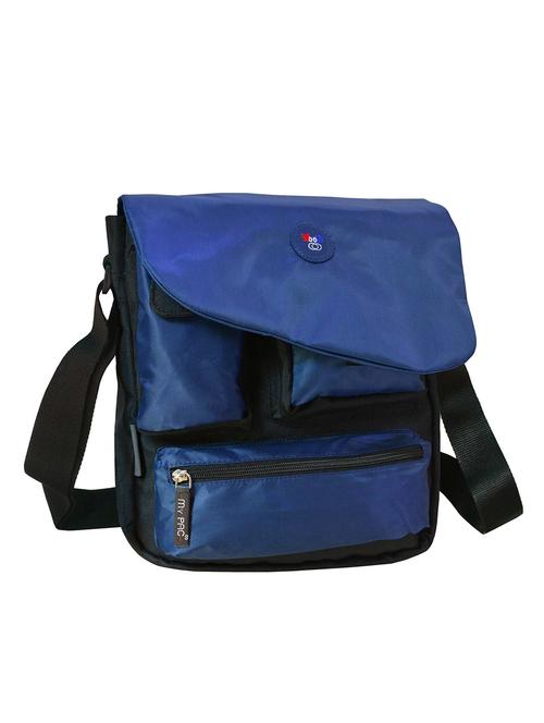 blue polyester messengerbag - 13331515 - Very Small Image - 1