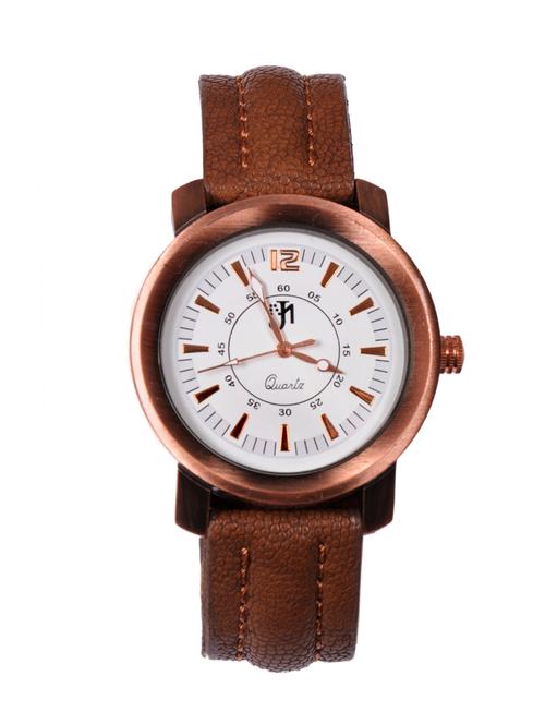jm leather belt analog watch - 13335510 - Very Small Image - 1