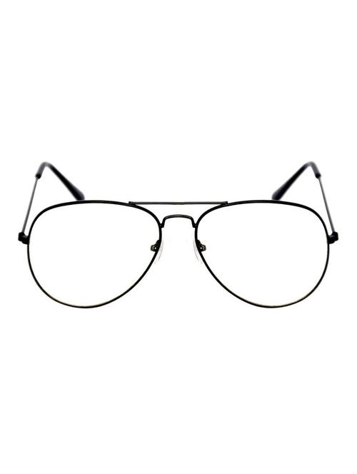 yaadi plain black aviator sunglasses - 13335998 - Very Small Image - 1