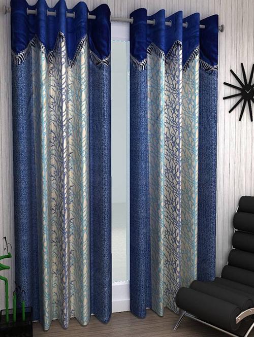 home fantasy designer door curtain-2 pcs - 13337989 - Very Small Image - 1