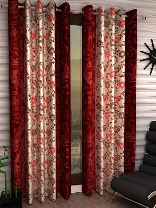 home fantasy beautuful polyester window curtain-set of 2 - 13338286 - Very Small Image - 1
