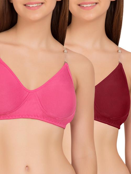 set of 2 backless cotton bras - 13340804 - Very Small Image - 1