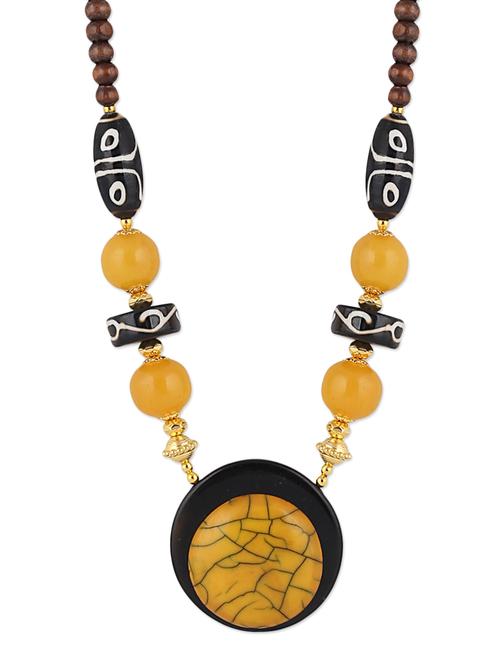 multi colored metal long necklace - 13343506 - Very Small Image - 1