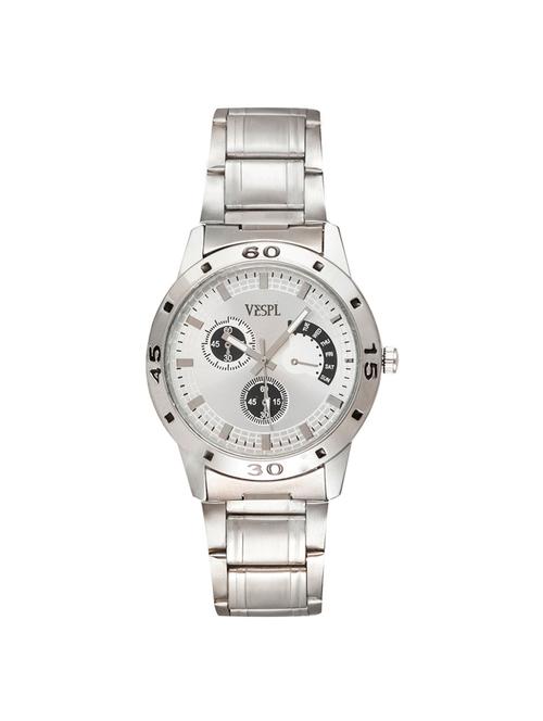 vespl analogue white dial men's watch (vw5002) - 13350755 - Very Small Image - 1