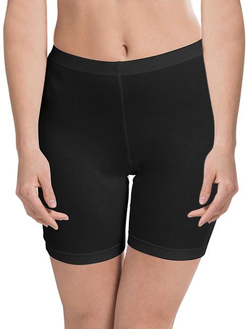 black cotton long leg panty - 13351891 - Very Small Image - 1
