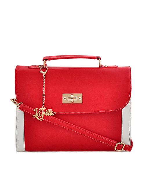 red leatherette  sling bag - 13352198 - Very Small Image - 1