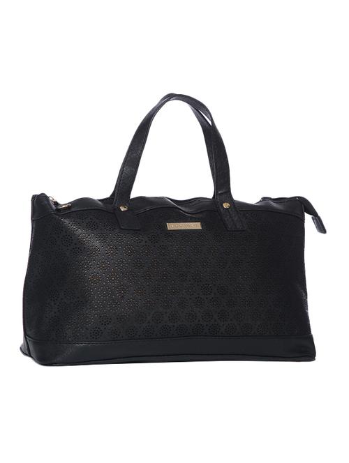 black leatherette  satchel - 13355054 - Very Small Image - 1