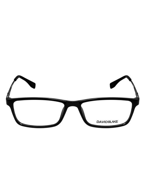 david blake black rectangular full rim eyeframe - 13356260 - Very Small Image - 1
