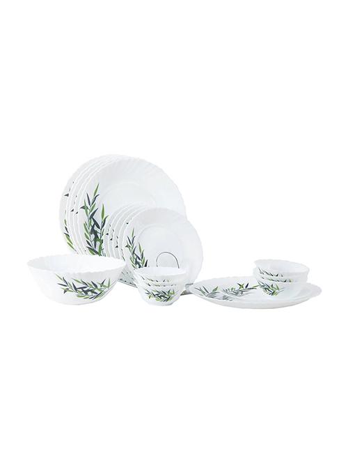 la opala diva pack of 19 dinner set (glass) - 13357227 - Very Small Image - 1