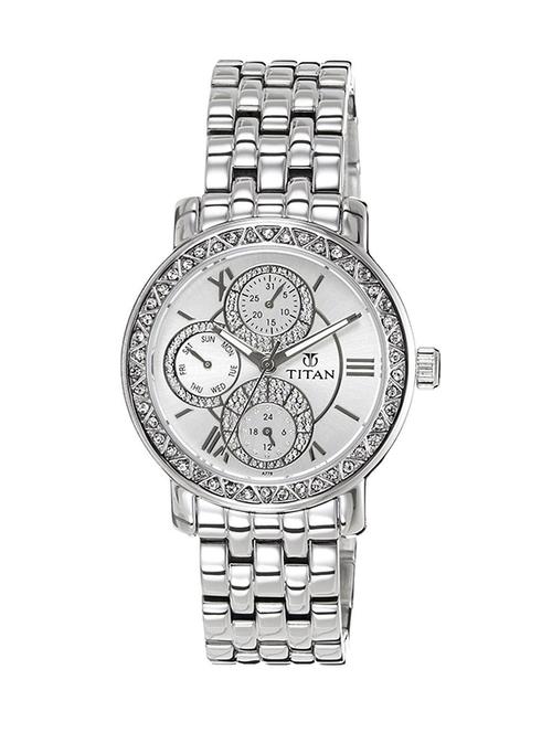 titan purple analog multi-color dial women's watch - ne9743sm01j - 13358407 - Very Small Image - 1