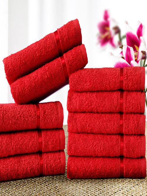 story @ home brown 100% cotton face towel - 13360948 - Very Small Image - 1