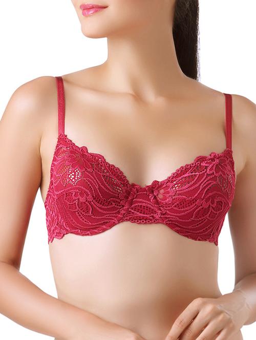 red lace bra - 13363009 - Very Small Image - 1