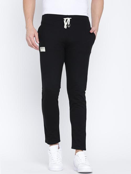 black cotton joggers track pant - 13364078 - Very Small Image - 1