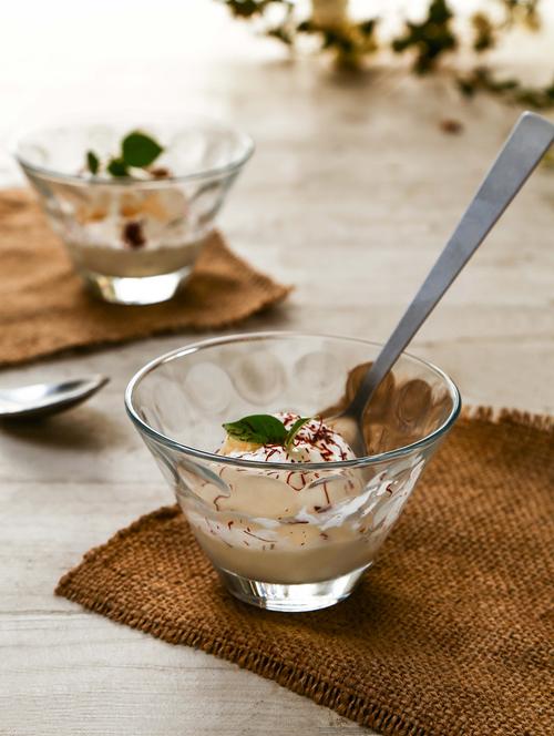 dimpled glass set of 6 desert bowls - 13373239 - Very Small Image - 1