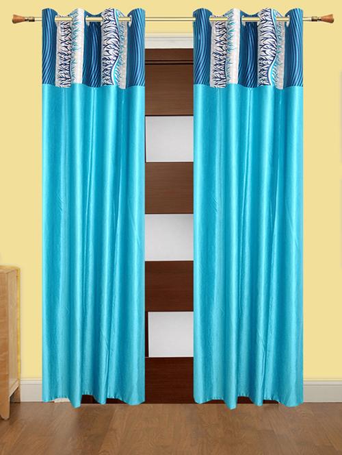 victory beautiful polyester eyelet door curtain - 13375168 - Very Small Image - 1