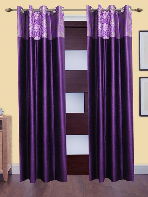 victory beautiful polyester eyelet door curtain - 13375186 - Very Small Image - 1