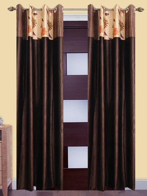 victory beautiful polyester eyelet door curtain - 13375198 - Very Small Image - 1