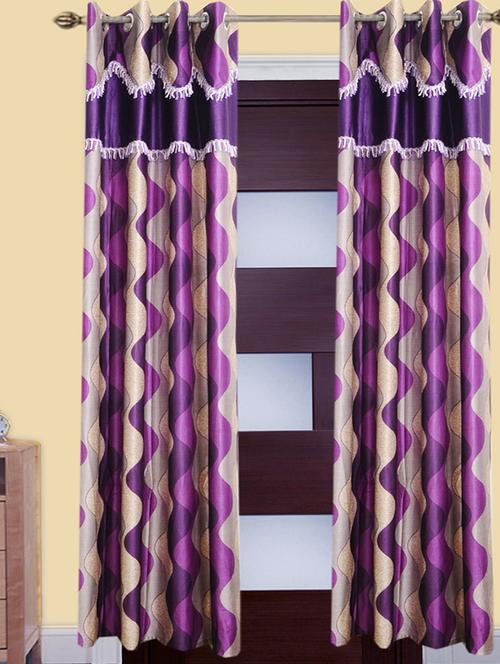 victory beautiful polyester eyelet door curtain - 13375268 - Very Small Image - 1