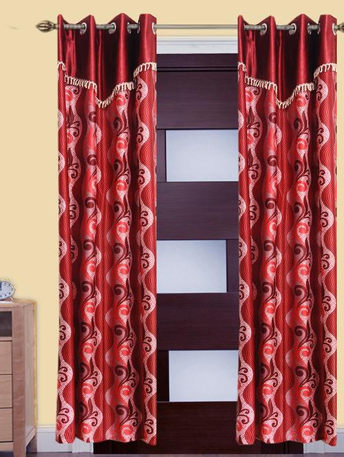 victory beautiful polyester eyelet door curtain - 13375287 - Very Small Image - 1