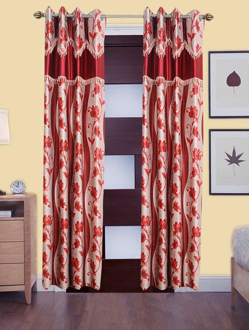 victory beautiful polyester eyelet door curtain - 13375323 - Very Small Image - 1