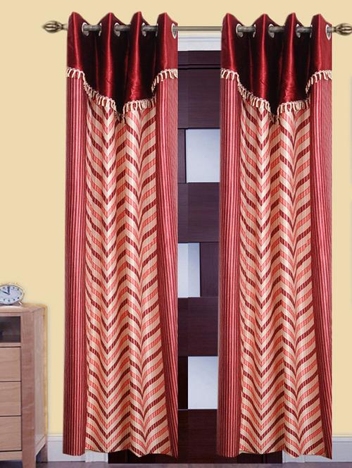 victory beautiful polyester eyelet door curtain - 13375348 - Very Small Image - 1
