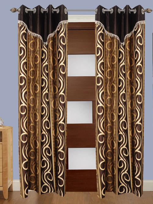 victory beautiful polyester eyelet door curtain - 13375392 - Very Small Image - 1