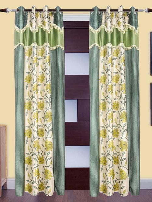 victory beautiful polyester eyelet door curtain - 13375447 - Very Small Image - 1
