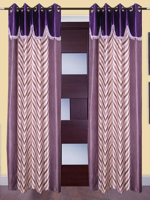 victory beautiful polyester eyelet door curtain - 13375452 - Very Small Image - 1