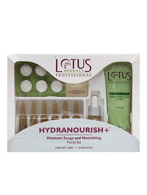 lotus professional hydanourish+ moisture surge & nourishing facial kit 80 g (set of 4) - 13375739 - Very Small Image - 1