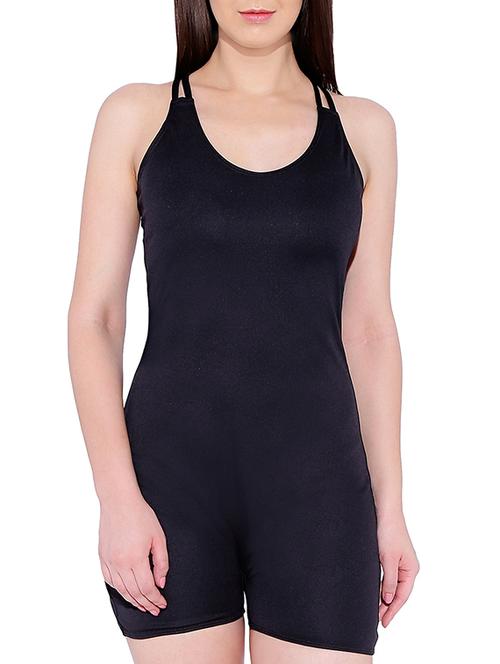 black silk blend functional swimsuit - 13377122 - Very Small Image - 1
