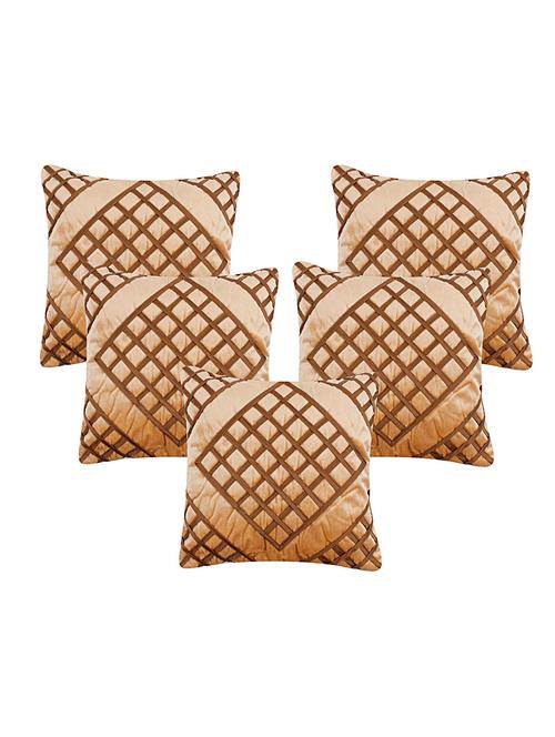 kingly polyester set of 5 cushion cover - 13385046 - Very Small Image - 1
