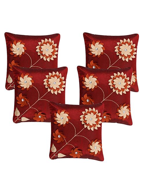 kingly polyester set of 5 cushion cover - 13385059 - Very Small Image - 1
